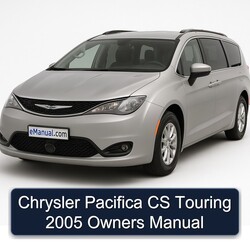 2005 Chrysler Pacifica CS Touring Owners Owner's Manual PDF