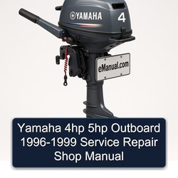 1996-1999 Yamaha 4HP 5HP Outboard - Shop Service Repair Workshop Manual PDF