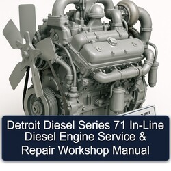 Detroit Diesel 71 Series -line Engine Service Repair Workshop Manual PDF