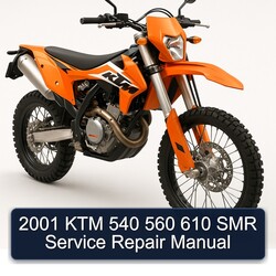 2001 KTM 540 560 610 SMR Service Repair Workshop Manual PDF