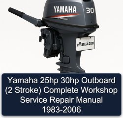 1983-2006 Yamaha 25HP 30HP Outboard (2 Stroke) Service Repair Workshop Manual PDF