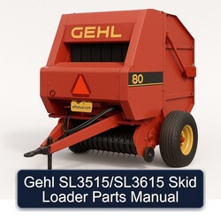 Gehl Sl3515/sl3615 Skid Loader Parts Catalog PDF