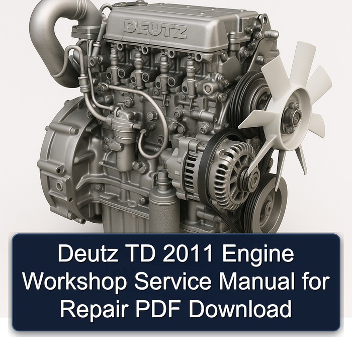 2011 Deutz TD Engine Service Repair Workshop Manual PDF