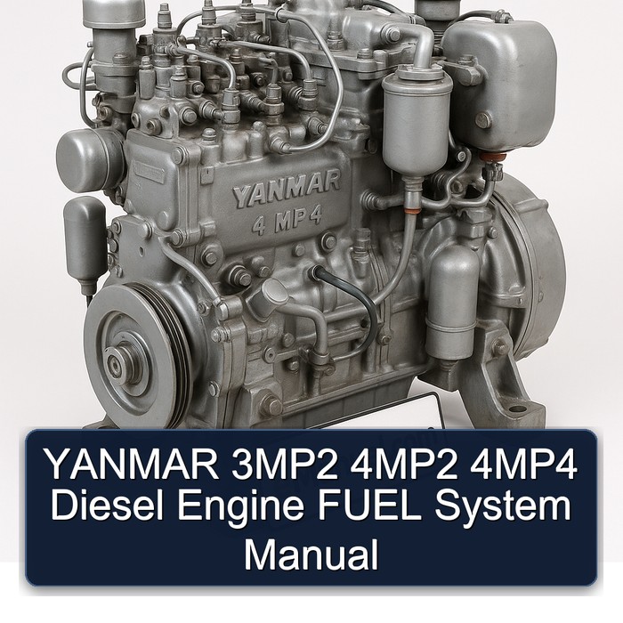 Yanmar 4 MP 3mp2 4mp2 4mp4 Diesel Engine Fuel System Service Repair Workshop Manual PDF
