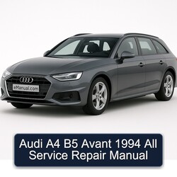 1994 Audi Avant A4 B5 All Service Repair Workshop Manual PDF
