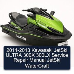 2011-2013 Kawasaki Jetski Ultra 300X 300LX Watercraft Service Repair Workshop Manual PDF