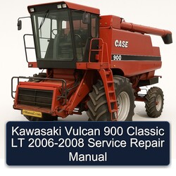2006-2008 Kawasaki Vulcan 900 Classic LT Service Repair Workshop Manual PDF