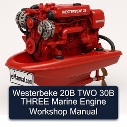 Westerbeke 20B TWO 30B Three Marine Engine Service Repair Workshop Manual PDF