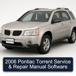 2006 Pontiac Torrent Software Service Repair Workshop Manual PDF