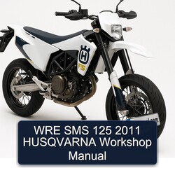 2011 Husqvarna SMS Models WRE 125 Service Repair Workshop Manual PDF