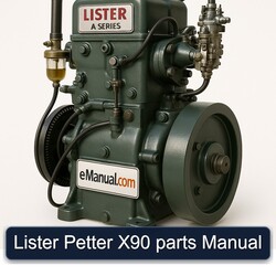 Lister A Series Petter X90 Parts Catalog PDF