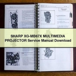 Manual de Servicio del Proyector Multimedia SHARP XG-MB67X (PDF)