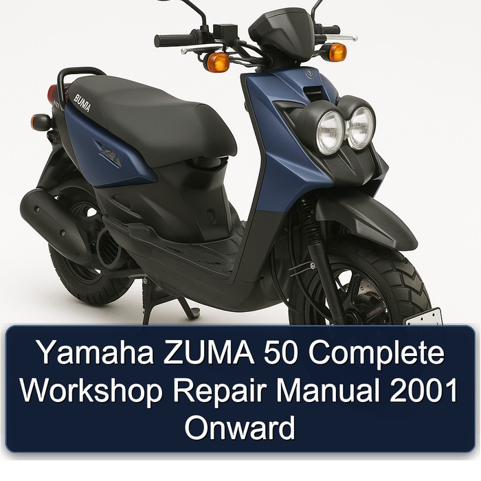 2001 Yamaha Zuma 50 Onward Service Repair Workshop Manual PDF
