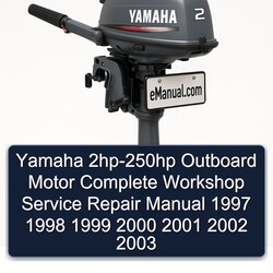 1997-2003 Yamaha 2HP-250HP Outboard Motor Service Repair Workshop Manual PDF