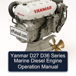 Yanmar D27 D36 Series Marine Diesel Engine Operation Service Repair Workshop Manual PDF