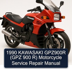 1990 Kawasaki GPZ Series GPZ900R (gpz 900 R) Motorcycle Service Repair Workshop Manual PDF