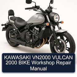 2000 Kawasaki Vulcan VN2000 Bike Service Repair Workshop Manual PDF