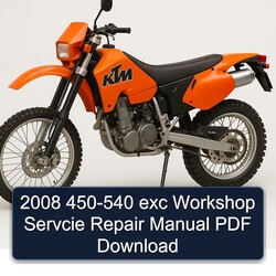 KTM 540 Exc Servcie Service Repair Workshop Manual PDF