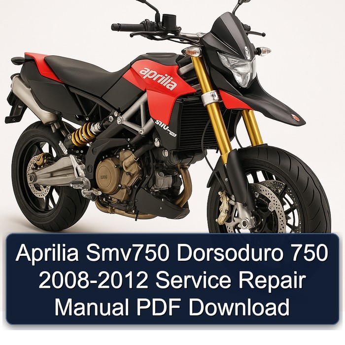 2008-2012 Aprilia SMV750 Dorsoduro 750 Service Repair Workshop Manual PDF