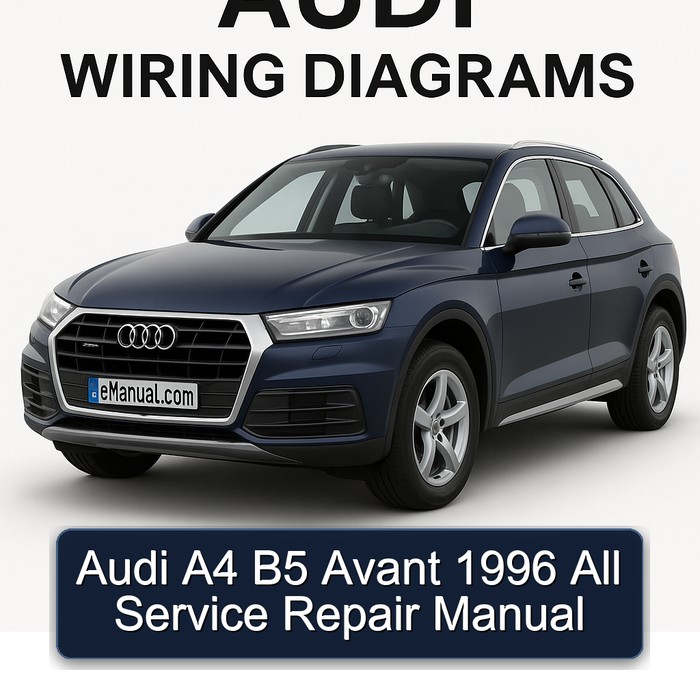 1996 Audi Avant A4 B5 All Service Repair Workshop Manual PDF