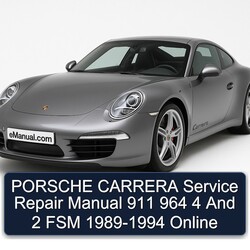 1989-1994 Porsche 911 Carrera 964 4 2 FSM - Online Service Repair Workshop Manual PDF