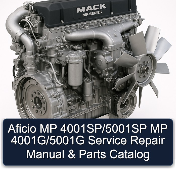 Mack MP Series Aficio 4001sp/5001sp 4001g/5001g Parts Catalog PDF