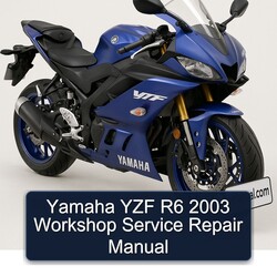2003 Yamaha YZF Models R6 Service Repair Workshop Manual PDF