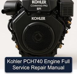 Kohler Command Pro EFI Models PCH740 Engine Service Repair Workshop Manual PDF