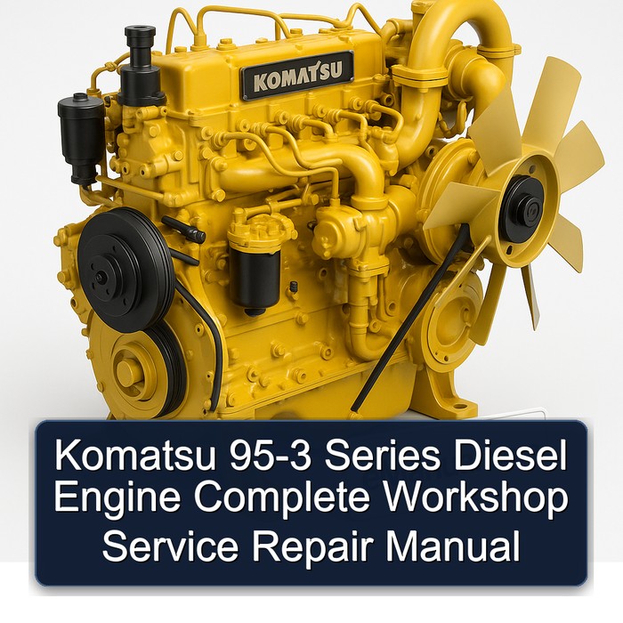 Komatsu 95 3 Series Diesel Engine Service Repair Workshop Manual PDF