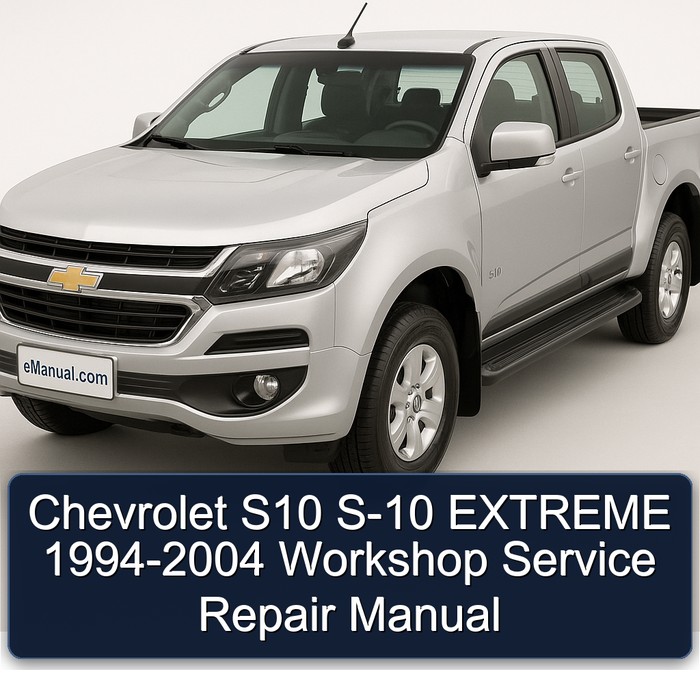 1994-2004 Chevrolet S10 S-10 Extreme Service Repair Workshop Manual PDF