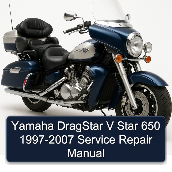 1997-2007 Yamaha Royal Star Venture Dragstar V 650 Service Repair Workshop Manual PDF