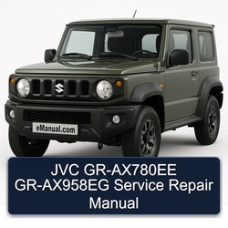 Suzuki GR Models JVC Gr-ax780ee Gr-ax958eg Service Repair Workshop Manual PDF