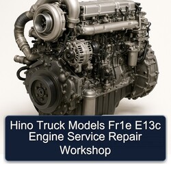 Hino E13C Truck Models FR1E Engine Service Repair Workshop Manual PDF