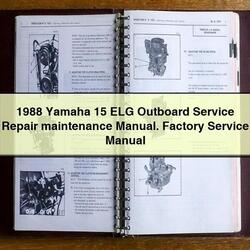 1988 Yamaha 15 Elg Outboard Service Repair Workshop Manual PDF