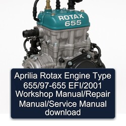 2001 Aprilia Rotax Engine Type 655/97-655 Efi/ Service Repair Workshop Manual PDF
