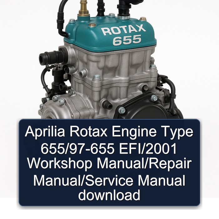 2001 Aprilia Rotax Engine Type 655/97-655 Efi/ Service Repair Workshop Manual PDF