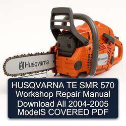 2004-2005 Husqvarna SMR Models TE 570 All - Covered Service Repair Workshop Manual PDF