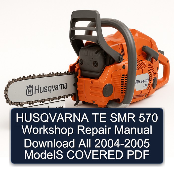 2004-2005 Husqvarna SMR Models TE 570 All - Covered Service Repair Workshop Manual PDF