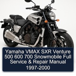 1997-2000 Yamaha Vmax SXR Venture 500 600 700 Snowmobile Service Repair Workshop Manual PDF