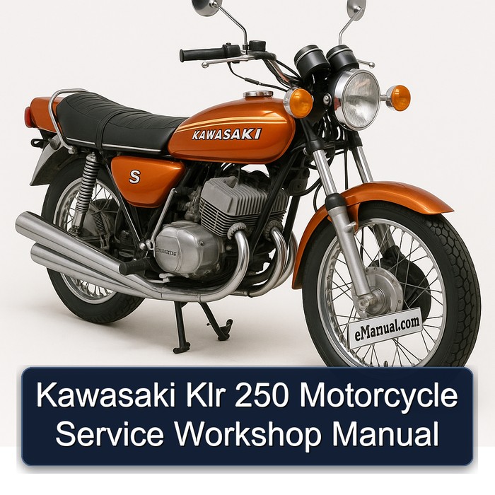 Kawasaki KLR Series 250 Motorcycle Service Repair Workshop Manual PDF