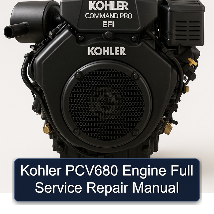 Kohler Command Pro EFI Models PCV680 Engine Service Repair Workshop Manual PDF