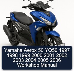 1997-2006 Yamaha Aerox 50 YQ50 Service Repair Workshop Manual PDF