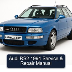 1994 Audi RS2 Service Repair Workshop Manual PDF