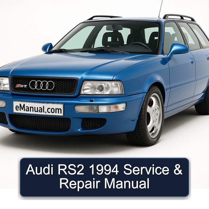 1994 Audi RS2 Service Repair Workshop Manual PDF