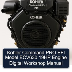 Kohler Command Pro EFI Models Model ECV630 19HP Engine Digital Service Repair Workshop Manual PDF