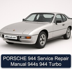 PORSCHE 944 Service Repair Manual 944s 944 Turbo 