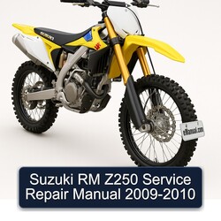 Suzuki RM Z250 Service Repair Manual 2009-2010 