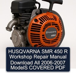2006-2007 Husqvarna 450 SMR R All - Models Covered Service Repair Workshop Manual PDF