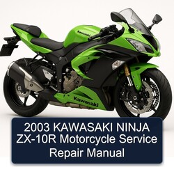 2003 Kawasaki Ninja ZX-10R Motorcycle Service Repair Workshop Manual PDF