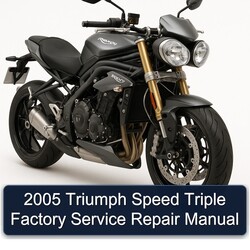 2005 Triumph Speed Triple Service Repair Workshop Manual PDF